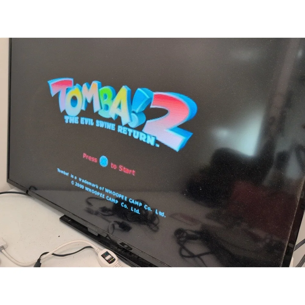 TOMBA! 2 The Evil Swine DEMO Disc Video Game PlayStation 1 PS1 Tested Works VTG
